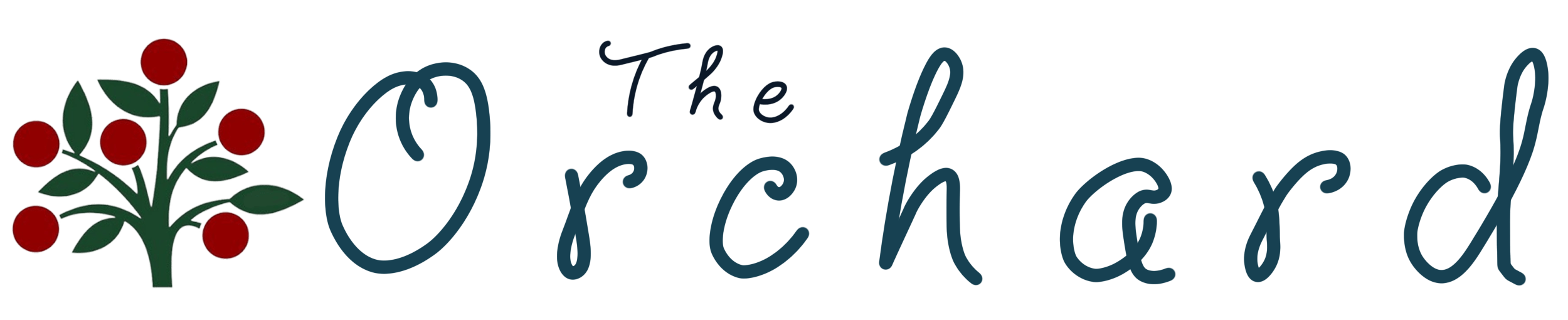the orchard farmstall logo background removed