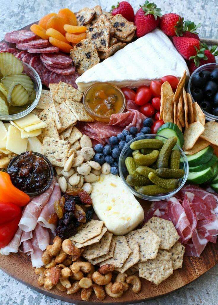 circular platter that can be ordered outside of our menu