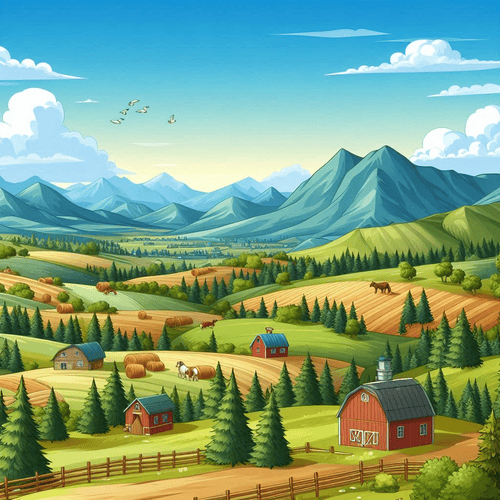 finding peace in nature with rural areas with breathtaking views, rolling hills, and untouched forest