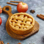 homemade mini apple pie with cinnamon for cozy movie nights