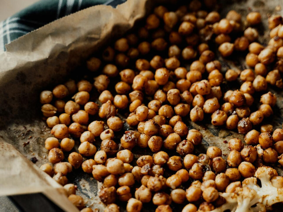 freshly roasted chickpeas as one of the most High-Protein Snacks